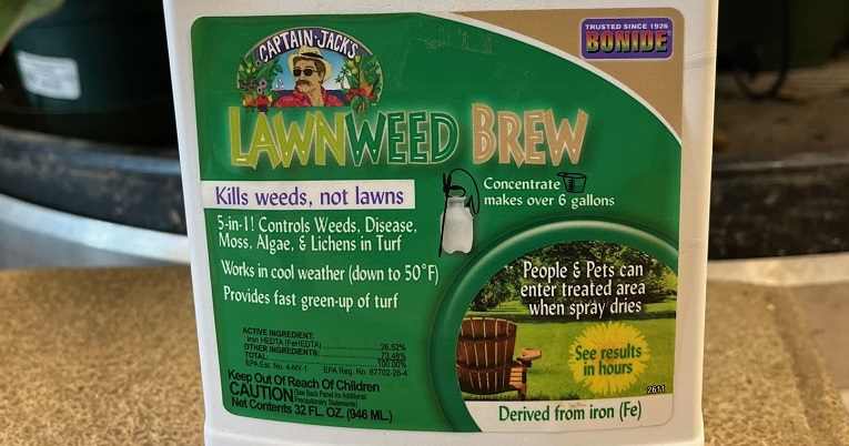 Weed Control with Captain Jack’s Deadweed Brew and Lawnweed Brew